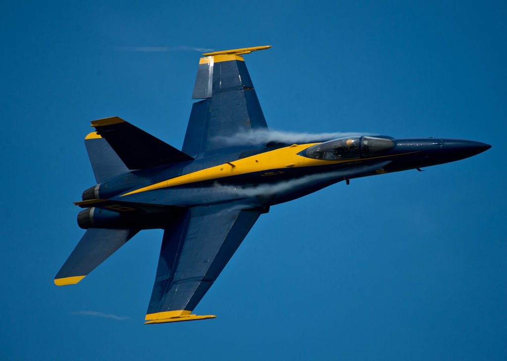Blue Angels jet fighter