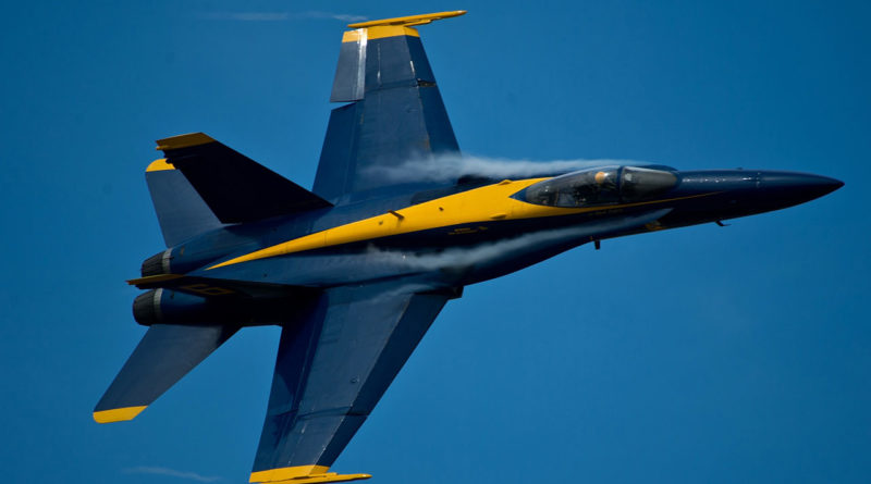 Blue Angels jet fighter