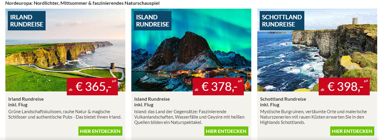 Europa-Rundreisen