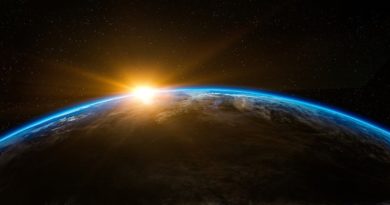 Erde im Sonnenlicht